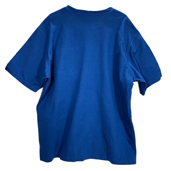 Carhartt K87-M Workwear Tee XL Blue Loose Fit Short Sleeve Heavyweight - Picture 2 of 8